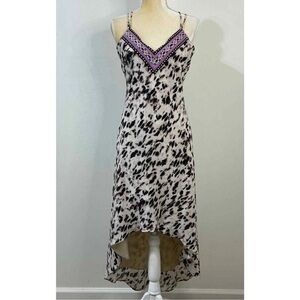 Haute Hippie Black and White High Low Sundress